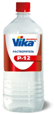 Растворитель Vika Р-12 акриловый 1л фото в интернет магазине Новакрас.ру